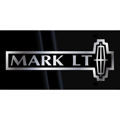 Lincoln Mark LT Lazer-Tag Acrylic License Plate (Black) - Image 1 of 3