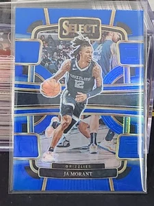 2023-24 Panini Select #65 Ja Morant Concourse Blue Prizm - Picture 1 of 2