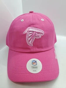 Atlanta Falcons NFL Team Headwear Kids Pink Strapback Hat Cap New - Picture 1 of 5