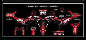 Graphic Kit Vinyl Wrap Decals motocross 2021-2023 Honda CRF 250 450 MX MEMPHIS - Picture 1 of 4