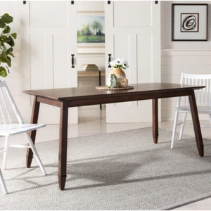 SAFAVIEH Brayson Rectangle Dining Table | Walnut | - Picture 1 of 8