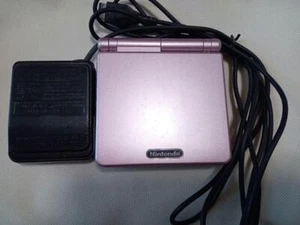 Nintendo GAMEBOY ADVANCE SP Pearl Pink with Charger GBA Handheld Console System - Picture 1 of 11