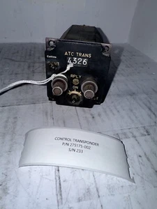 COLLINS CONTROL TRANSPONDER (PN:275175-002, SN:233) - Picture 1 of 3