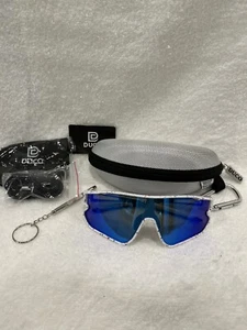 DUCO Kids Sports Youth Lightweight TR90 Frame UV 400 Unisex Wrap Shield DK268 - Picture 1 of 17