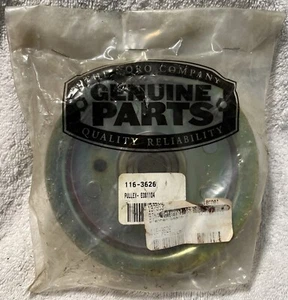 Genuine OEM Toro Commercial 116-3626  Flat Idler Pulley fits  Exmark  & 132-4718 - Picture 1 of 2