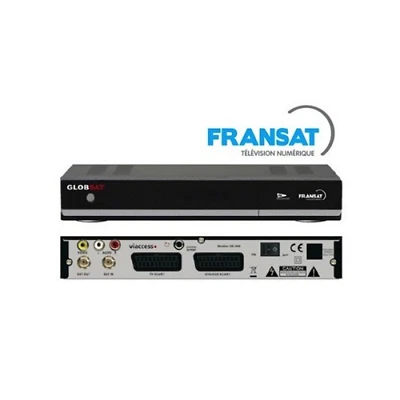 GLOBSAT GS 1000 Ricevitore Satellitare VIACCESS Scheda Fransat DVB-S Scart - Immagine 1 di 2