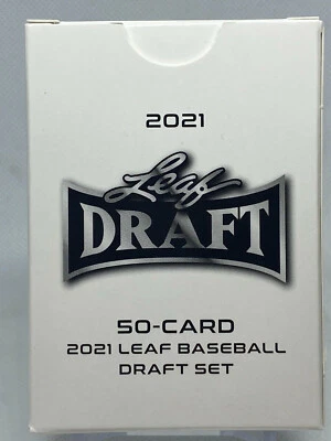 2021 LEAF DRAFT BASEBALL 50 CARD FACTORY SET ~ BOBBY WITT JR ~ RILEY GREENE..ETC - Image 1 of 2