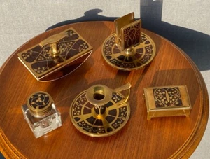 Schreibtischgarnitur Jugendstil Erhardt & Söhne - Bild 1 von 6