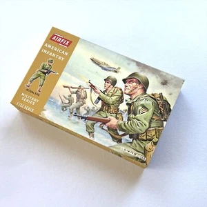 Airfix Empty American Infantry Early Repro Box 1:32 Scale #1729 - Foto 1 di 5