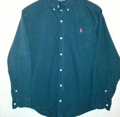 Reloj Ralph Lauren Niños Negro Cuadros Oxford Navidad Vacaciones Manga Larga XL 14 Foto 1 de 4