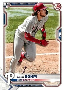 2021 Bowman #2 Alec Bohm PHILLIES RC