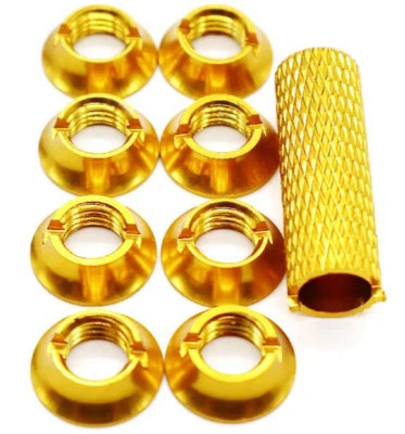 Alloy Transmitter Switch Nut w/ Wrench Fit for Futaba JR Frsky Radio Controller  - Image 1 of 4