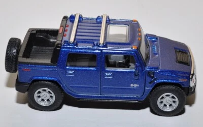 Modellino Kinsmart Hummer H2 SUT Retrocarica Blu Scala 1:40 - Immagine 1 di 4
