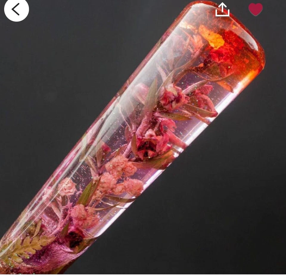 Totalmente Nuevo Pelo Rojo Floral Orangerio Resina Madera Hecho a Mano AGOTADO EN LÍNEA Foto 1 de 1