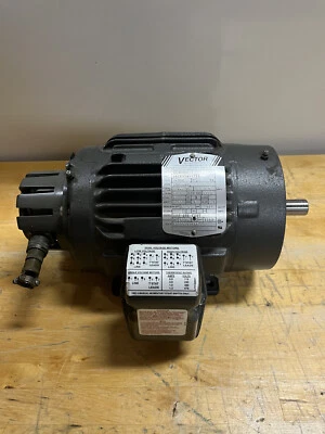 BALDOR ZDNM3581T VECTOR DRIVE MOTOR 1HP 230/460V 143TC 1745RPM | New - Image 1 of 4