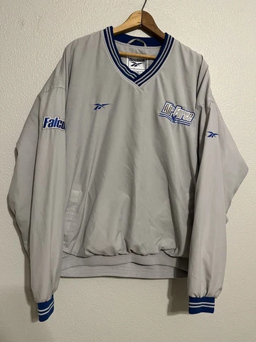 Air Force Falcons Jacket Mens XL Vintage Reebok Team Pullover Windbreaker NCAA Cover