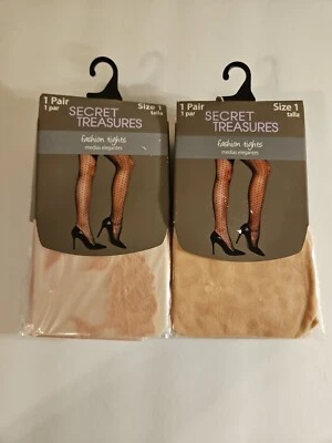 Две пары Secret сокровища моды колготки мистическая роза, голая размер 1 - Изображение 1 из 4