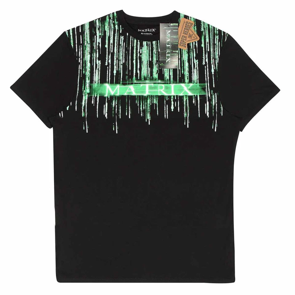 Matrix - Código Matrix Merchandising Oficial Camiseta Negra NUEVA - Imagen 1 de 2