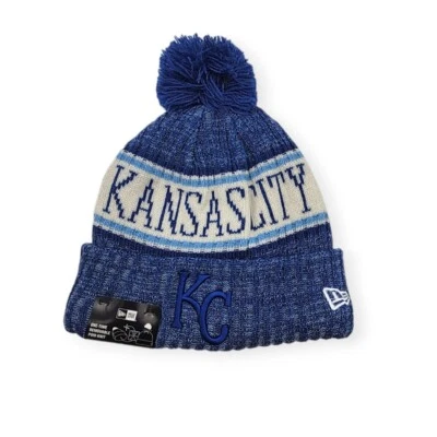 Auténtico gorro New Era Kansas City Royals 2018-19 tejido deportivo frío invierno Foto 1 de 4