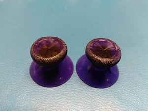 NEW Microsoft Xbox One S 1697 1708 TRANSPARENT PURPLE Joysticks Thumbsticks 2116 - Picture 1 of 3