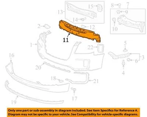 GM OEM 16-17 Terrain Front Bumper Grille Bumper Components-Absorber 23305982 - Picture 1 of 2