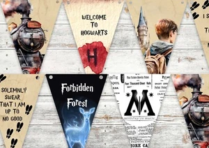 Harry Potter Geburtstagsjagd, Minijagd Dekoration Hogwarts Jagd - Bild 1 von 2