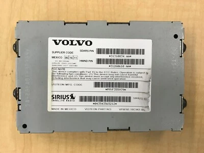 08-15 Módulo de radio satelital Sirius Volvo XC70 S80 XC60 S60 31310834 Foto 1 de 4