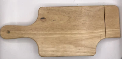 "Tabla de cortar madera Prodyne 16,3x7"" bandeja de tabla de charcutería con mango colgante de pared usada en excelente estado" Foto 1 de 4