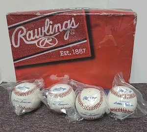 Rawlings Senior 9" Little League Baseballs 5 oz. RSLL2AS (Lot of 4) NEW & SEALED - Picture 1 of 6