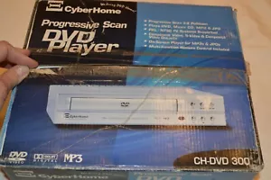CyberHome Progressive Scan DVD Player CH-DVD 300, Silver, MP3, New But Opened - Picture 1 of 5