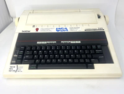 BROTHER Correctronic 320 Portable Electronic Typewriter/Word Processor - TESTED! - Image 1 of 4