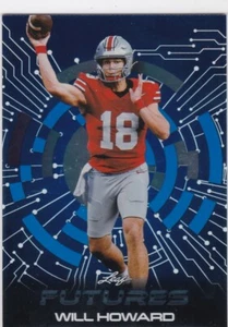 2024 Leaf Futures #FF-49 WILL HOWARD   R/C - BLUE Holo #60/199 - Picture 1 of 2