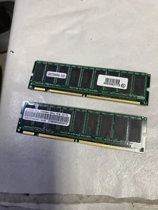LOT OF 2 DELL 18778 VIKING 3D32722R4SN3-DL05 1GB 256MB ECC PC100 SERVER RAM. - Picture 1 of 17