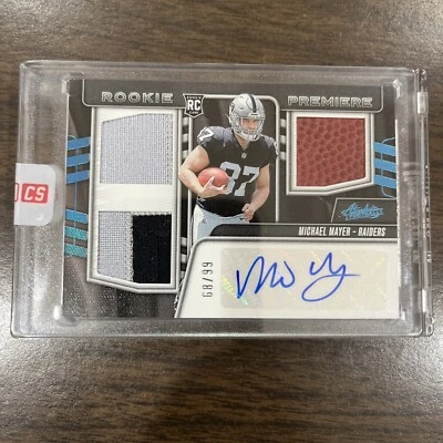 2023 Absolute Rookie Premiere Autographs#RPM-MMA Michael Mayer /99 (AU, MEM, RC) - Image 1 of 3