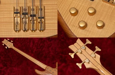 Schecter Schecter Schecter Schecker custom-4 lh natural staon - Image 1 of 4