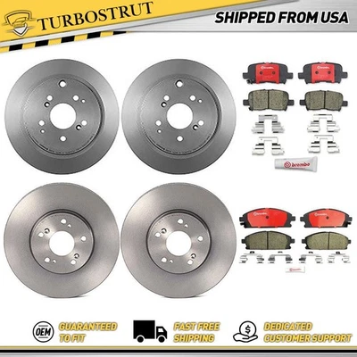 Kit de pastillas de freno delanteras traseras Brembo para Acura MDX 2003-2006 Foto 1 de 4
