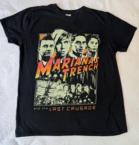 Marianas Trench and the Last Crusade y2k emo band 2017 tour shirt medium rock - Picture 1 of 10