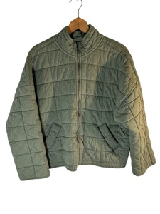 Altar’d State Quilted Dolman Jacket Army Green size Large EUC - Picture 1 of 9