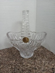 Princess House Floral Heritage Romance Korb 24% Bleikristall Germany Vintage 7"  - Bild 1 von 8