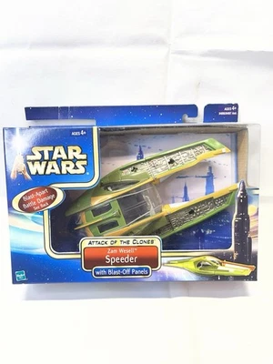 星球大战克隆攻击 ZAM WESELL SPEEDER 带爆破面板 全新带盒 2002 — 第 1/4 张图片