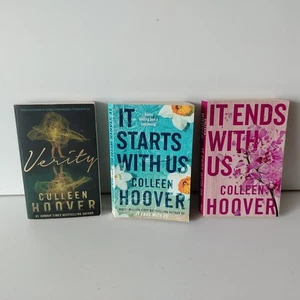 Ugly Love, Verity & It Ends With Us by Colleen Hoover 3 Book Bundle - Foto 1 di 3