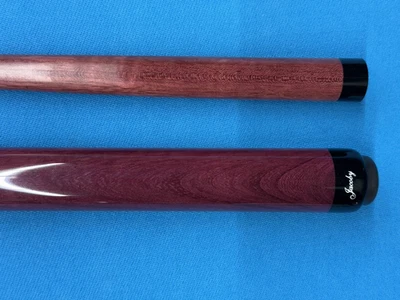 JACOBY CUSTOM CUE 12.5MM 29" PURPLE HEART SHAFT PURPLE HEART BUTT RADIAL PIN - Image 1 of 4