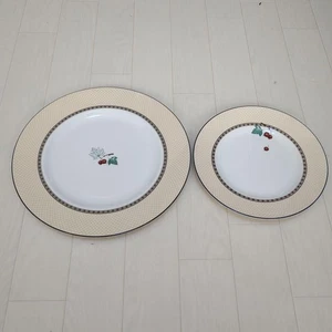 Unbenutzter Wedgwood Obst Symphony Teller 10,6 Zoll (27 cm) & 8 Zoll (20,5 cm) - Bild 1 von 4