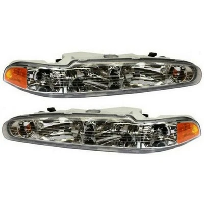 For 1998-2002 Oldsmobile Intrigue Headlight Pair Driver and Passenger Side DOT - Image 1 of 3