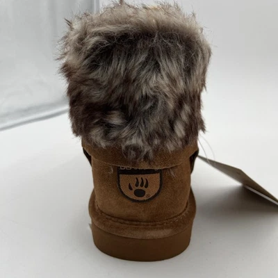BEARPAW Nuevo en Caja Mujer Konnie Pull On Botas Nogal Marrón Talla 9 Neverwet  Foto 1 de 4