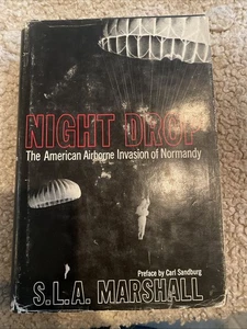 Night Drop By SLA Marshall 1st Ed HC The American Airborne Invasion Of Normandy - Picture 1 of 10