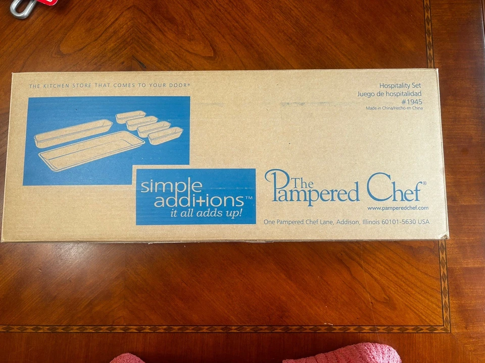 Pampered Chef Simple Additions Hospitality Serving Dishes Set of 5 White 1945
