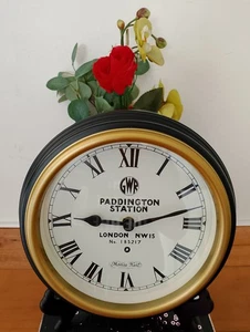 Rare Vintage THOMAS KENT Paddington Station Circular Wall Clock Made In England. - Picture 1 of 14