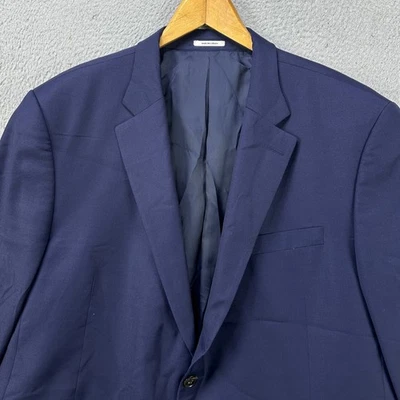Abrigo Blazer Deportivo Peter Millar 100% Lana 50R Azul 2 Botones Bolsillo Manga Larga Foto 1 de 4