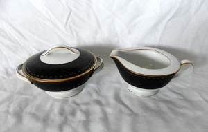 Noritake BENEDICTA Cream & Sugar Bowl Set 6976 Japan - Picture 1 of 9